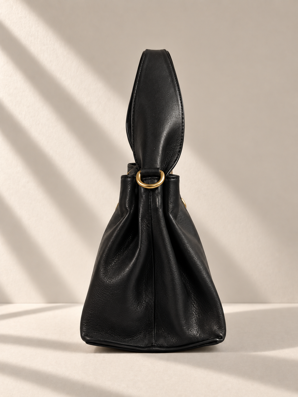 Borsa Donna in Vera Pelle Made in Italy – Borsa a Spalla con Tracolla e Manico Largo