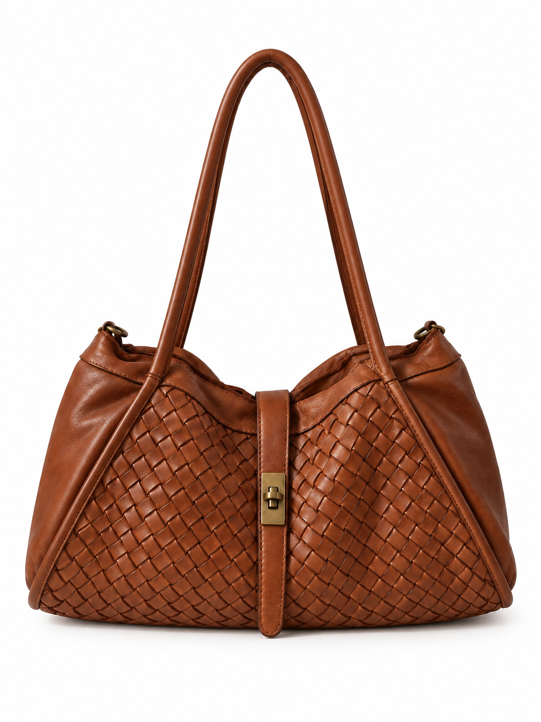 Borsa Donna in Vera Pelle Made in Italy – Borsa Intrecciata a Spalla e Top Handle