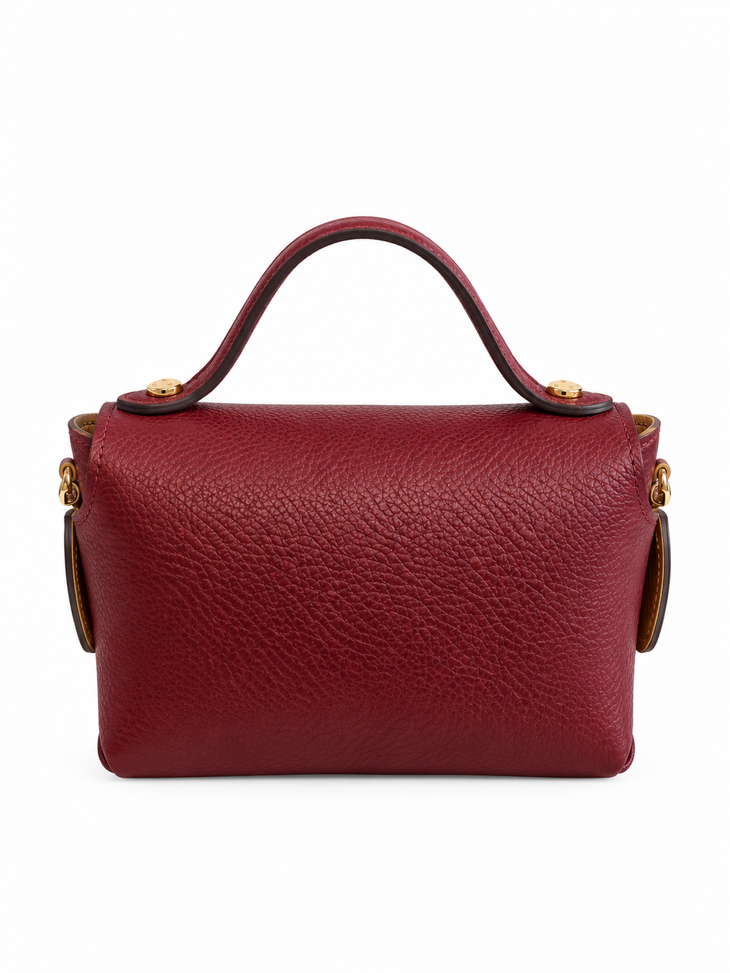 Borsa a Mano Donna in Vera Pelle Made in Italy con Tracolla a Catena