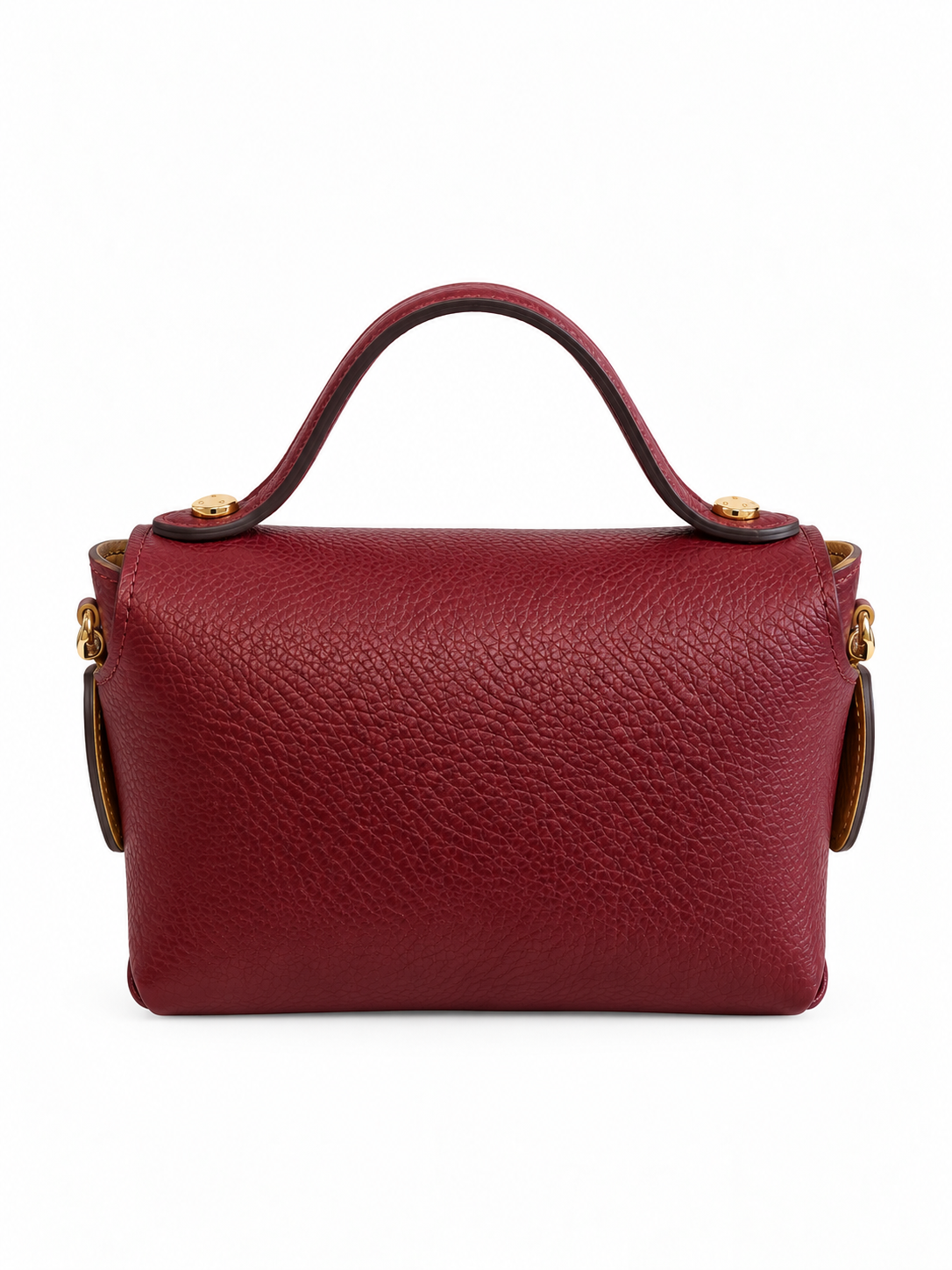 Borsa a Mano Donna in Vera Pelle Made in Italy con Tracolla a Catena