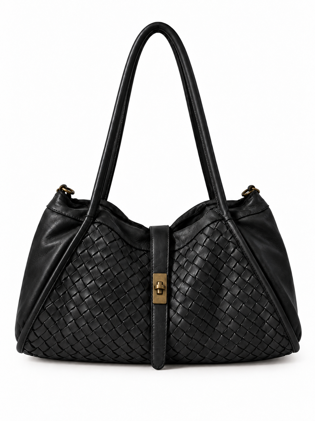 Borsa Donna in Vera Pelle Made in Italy – Borsa Intrecciata a Spalla e Top Handle