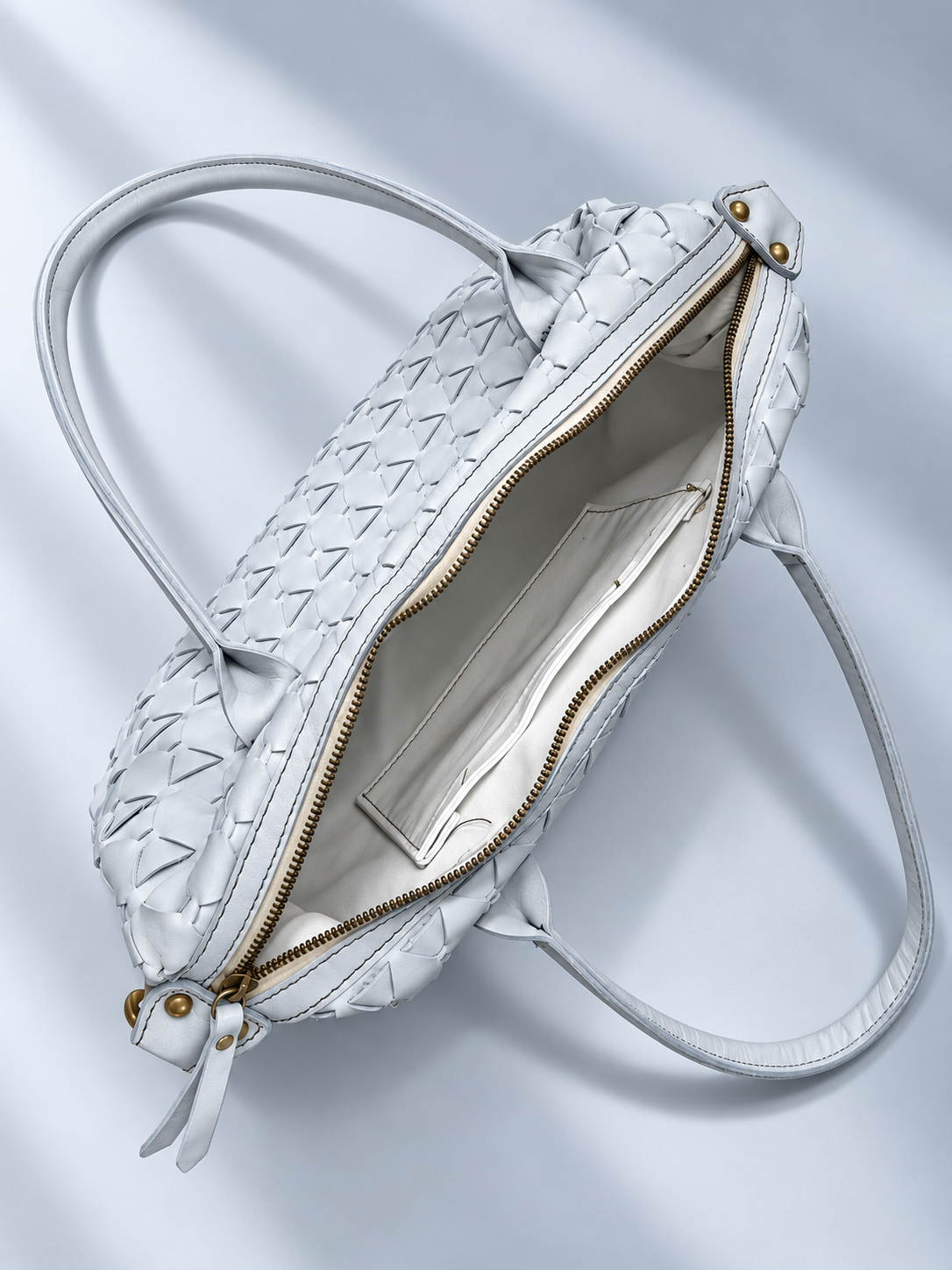 Borsa a Mano Donna in Vera Pelle Lavata Made in Italy con Doppio Manico