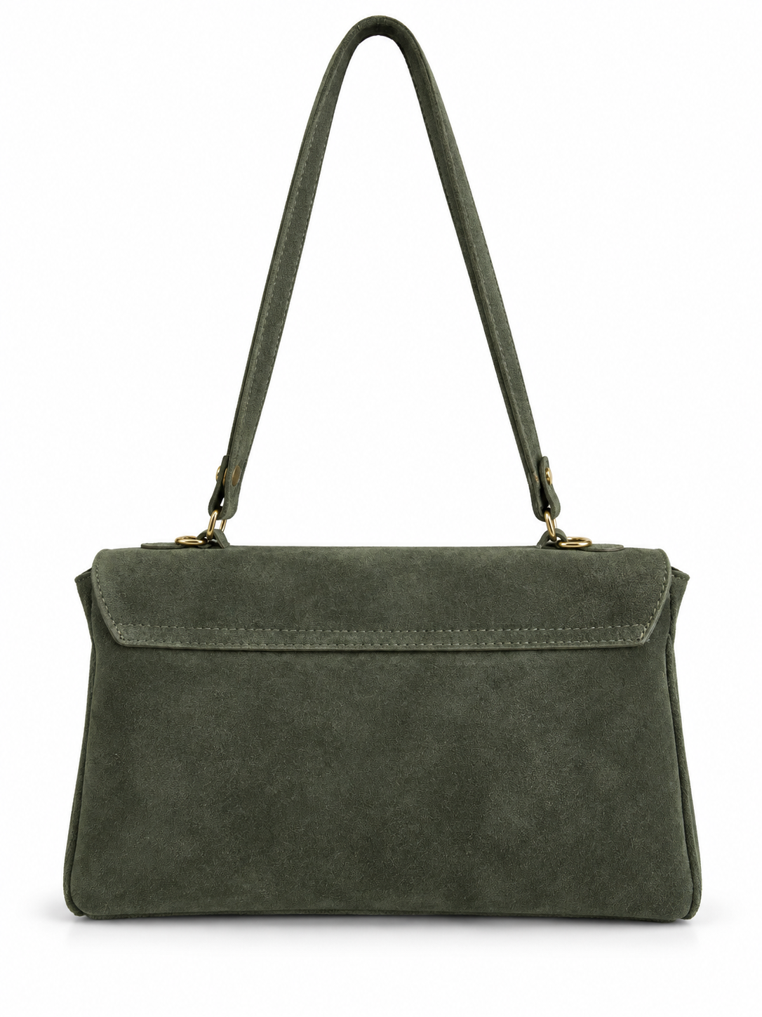 Borsa Donna in Camoscio Vera Pelle Made in Italy con Tracolla Rimovibile