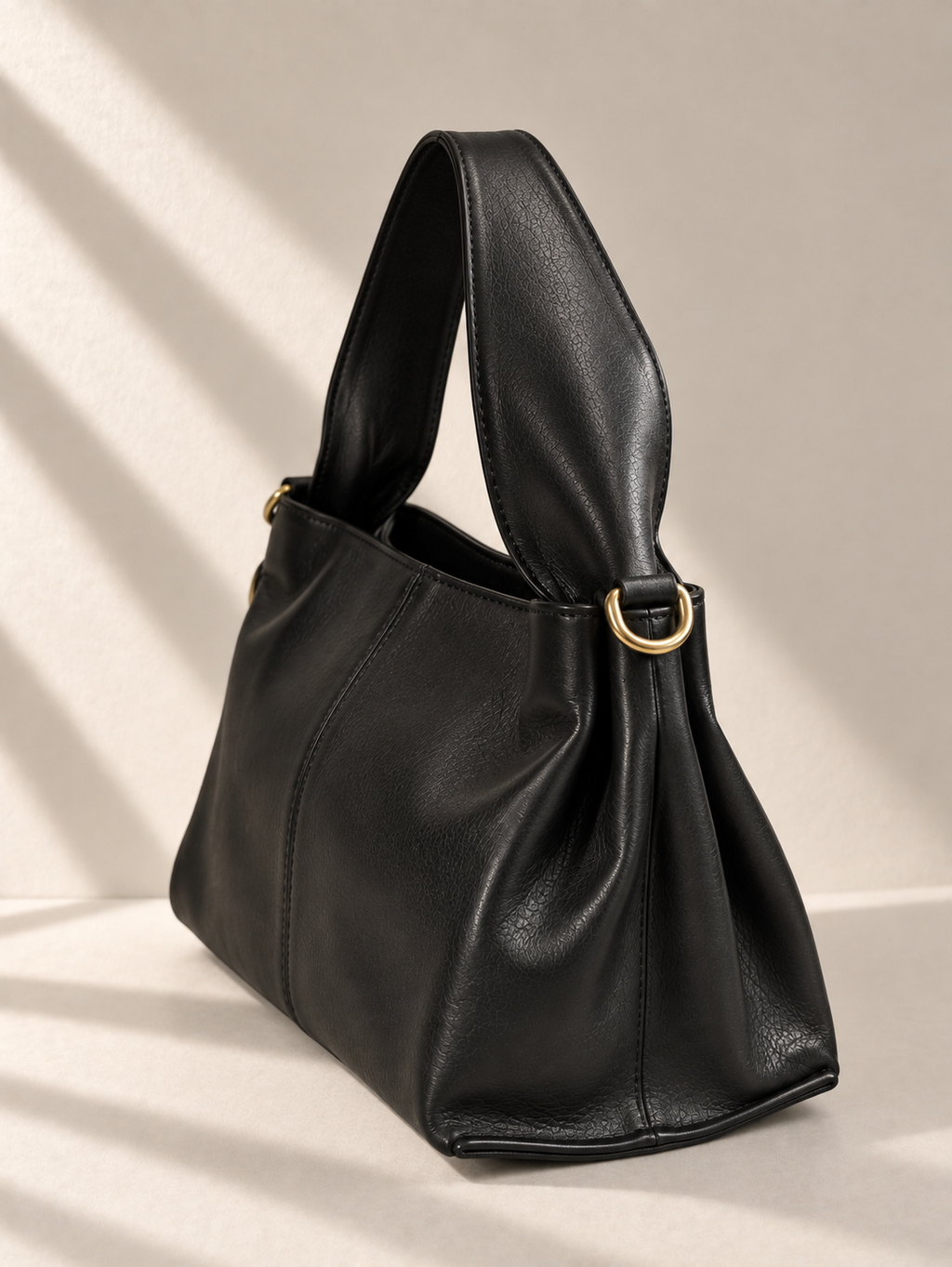Borsa Donna in Vera Pelle Made in Italy – Borsa a Spalla con Tracolla e Manico Largo