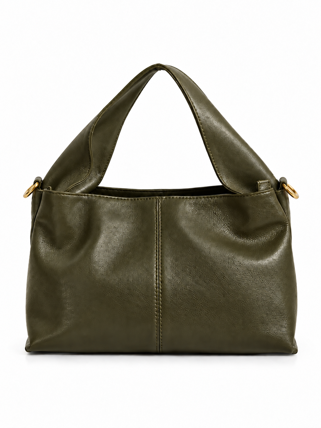 Borsa Donna in Vera Pelle Made in Italy – Borsa a Spalla con Tracolla e Manico Largo