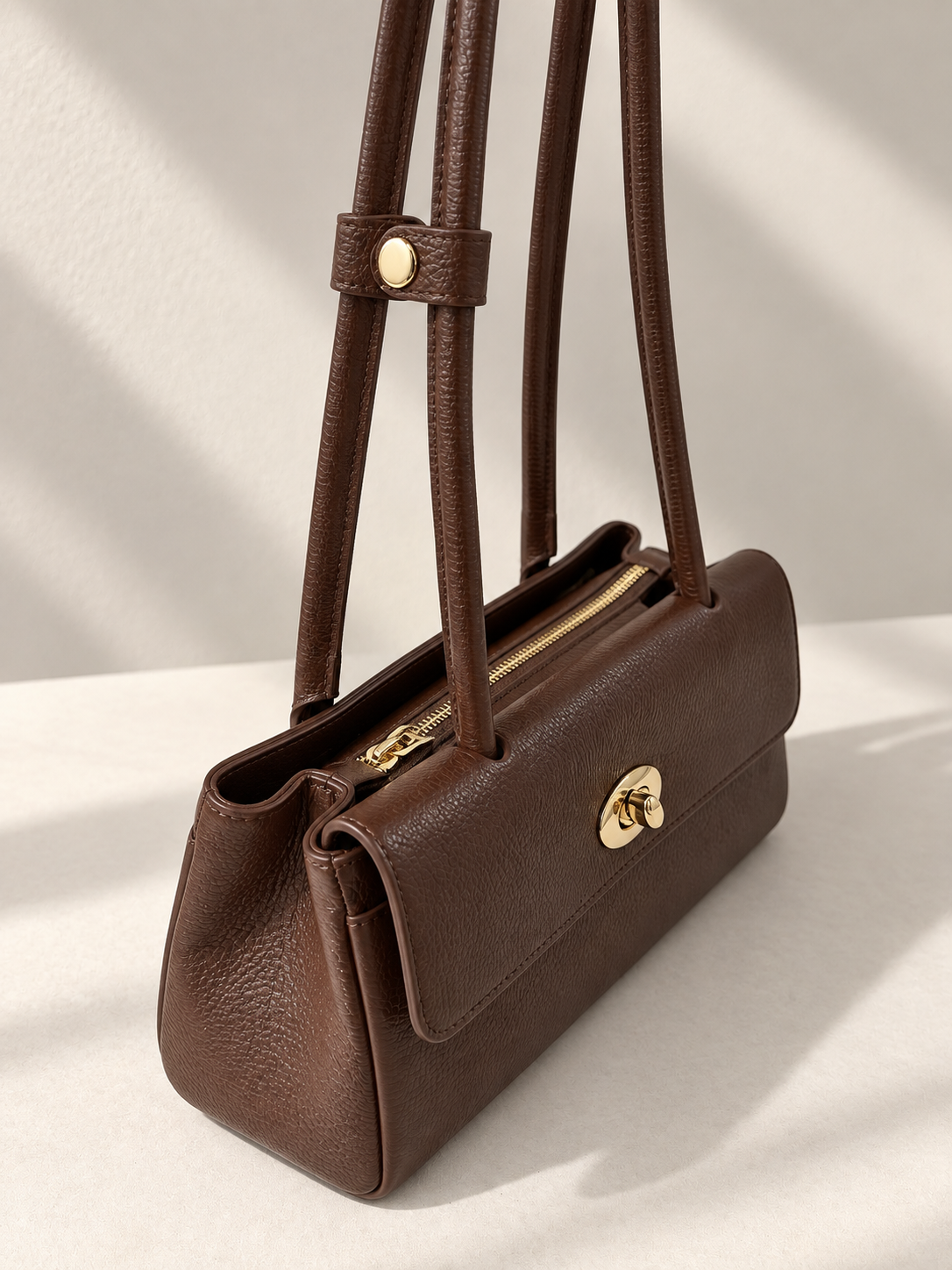 Borsa a Spalla Donna in Vera Pelle Dollaro Made in Italy