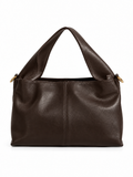 Borsa Donna in Vera Pelle Made in Italy – Borsa a Spalla con Tracolla e Manico Largo