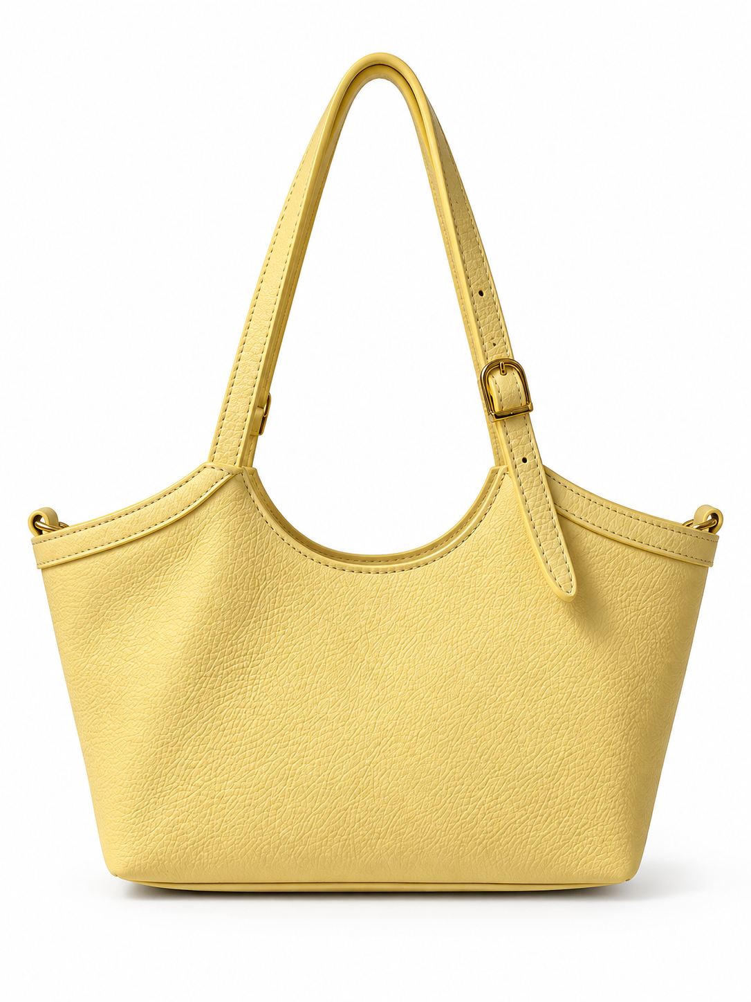 Borsa a Spalla Donna in Vera Pelle Dollaro Made in Italy con Tracolla Regolabile