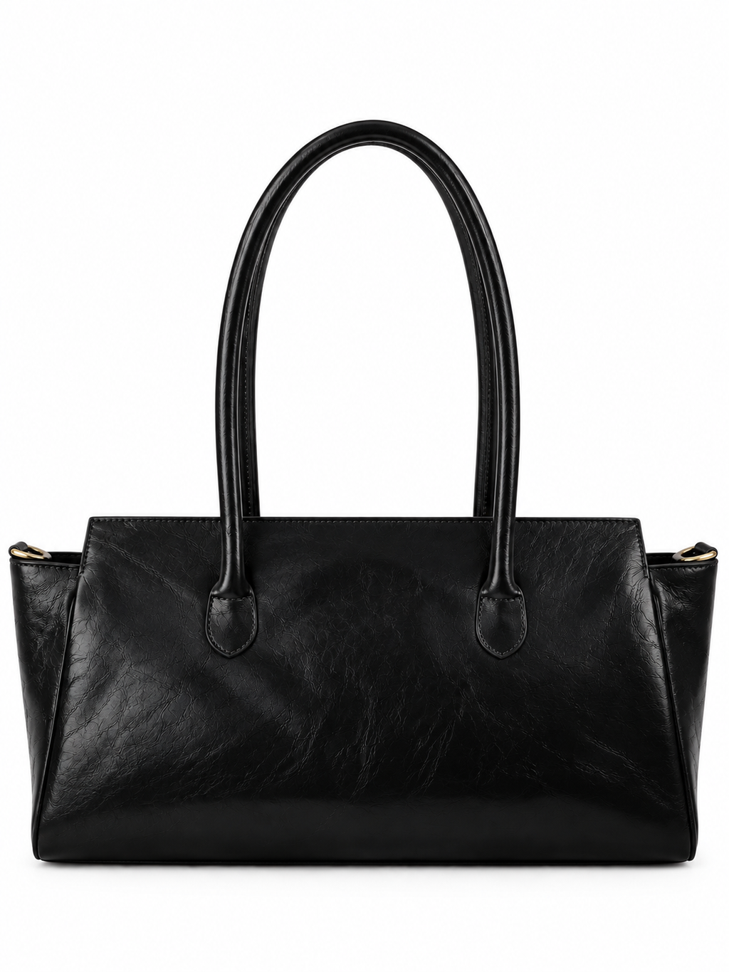 Borsa Donna in Vera Pelle Made in Italy con Tasche Frontali e Chiusura in Metallo