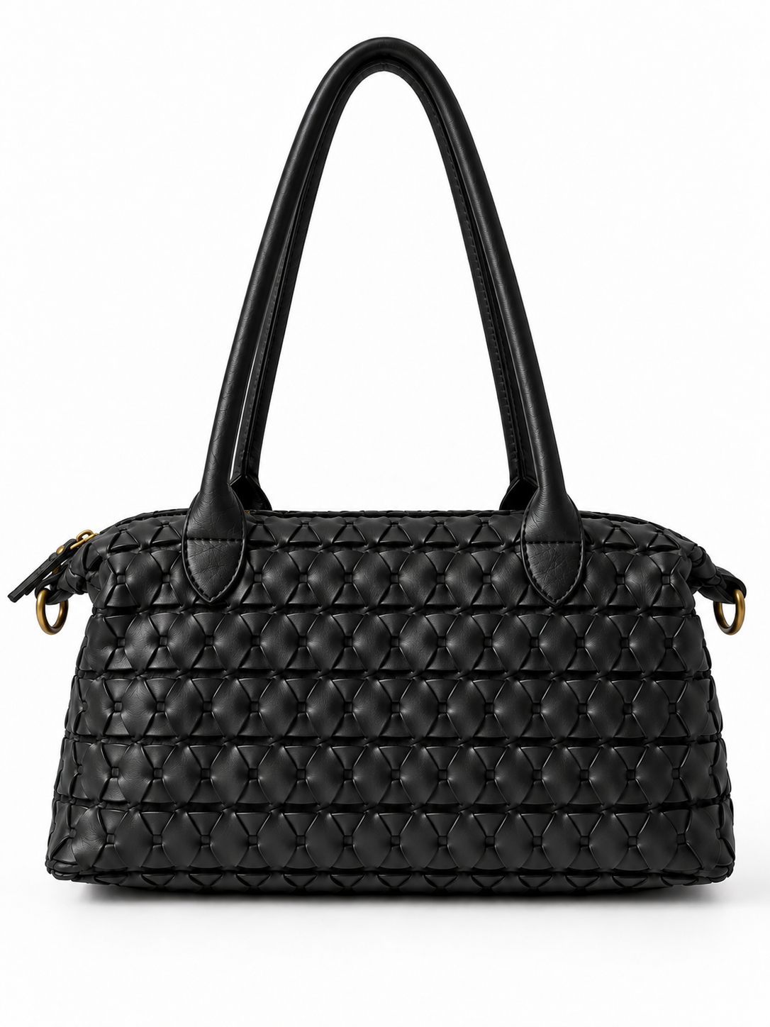 Borsa a Mano Donna in Vera Pelle Lavata Made in Italy con Doppio Manico