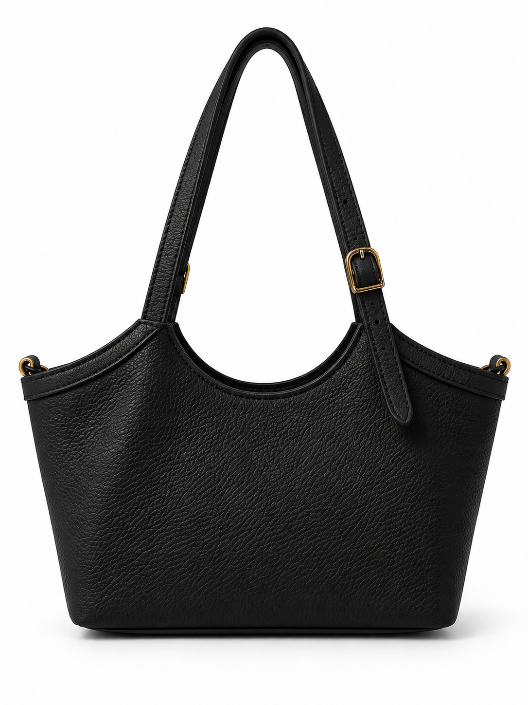 Borsa a Spalla Donna in Vera Pelle Dollaro Made in Italy con Tracolla Regolabile