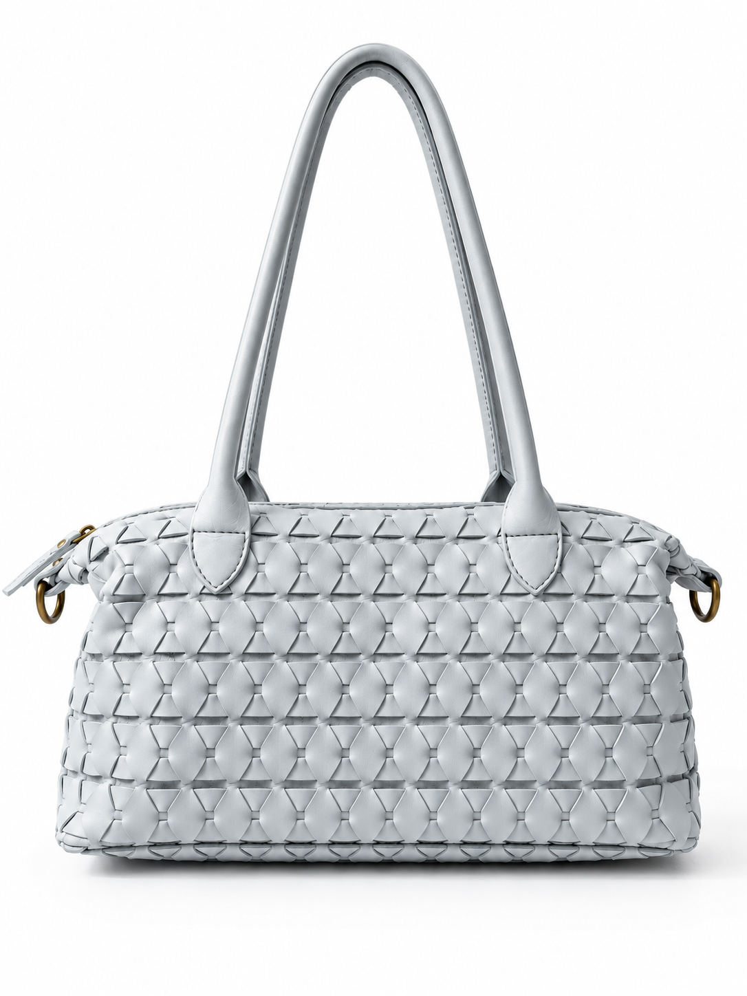 Borsa a Mano Donna in Vera Pelle Lavata Made in Italy con Doppio Manico