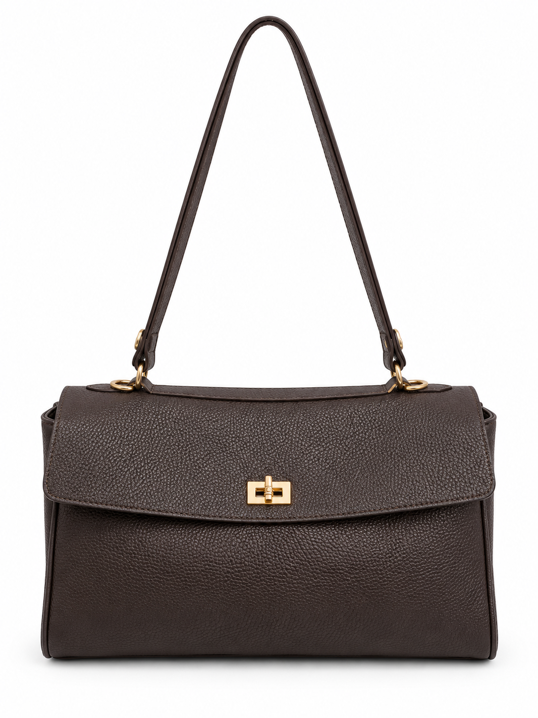 Borsa Donna in Vera Pelle Made in Italy 2 in 1 con Tracolla Rimovibile