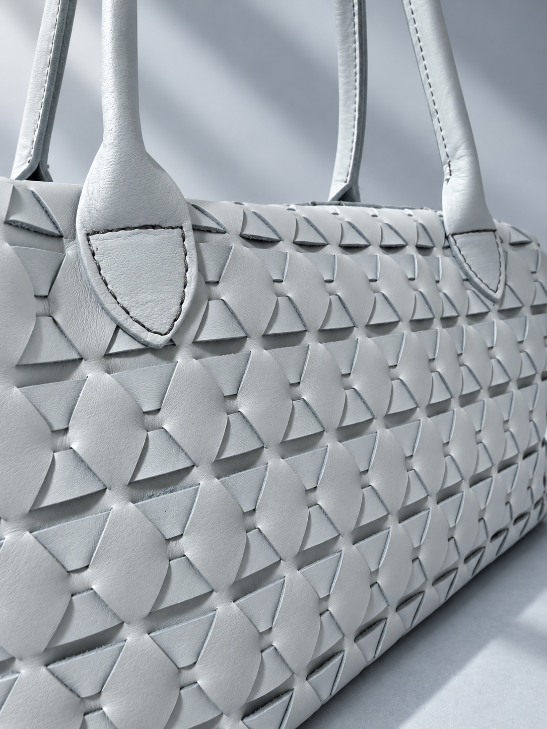 Borsa a Mano Donna in Vera Pelle Lavata Made in Italy con Doppio Manico