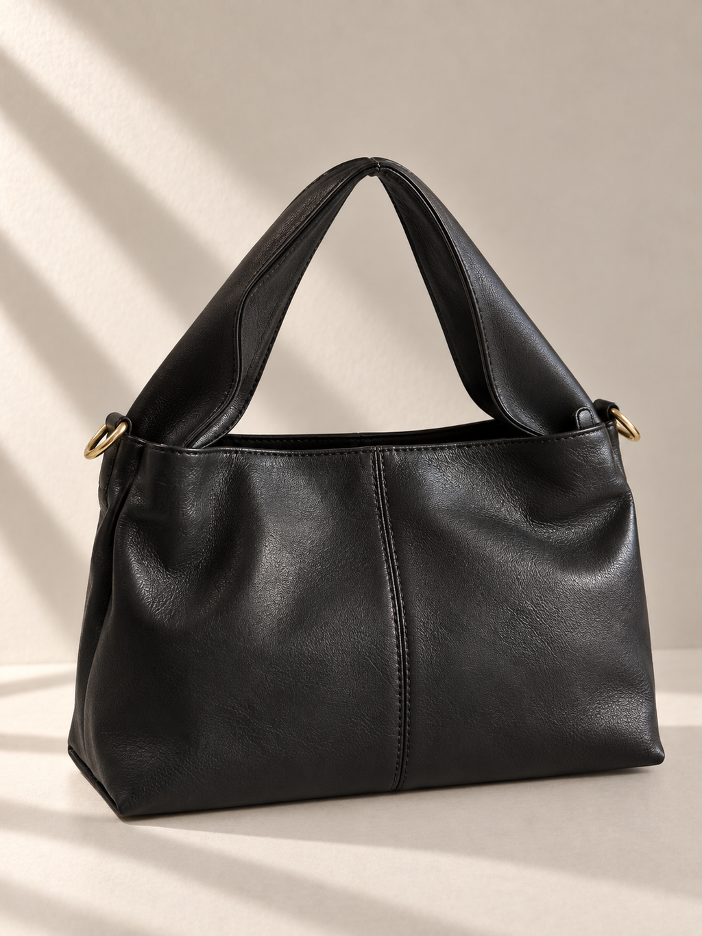 Borsa Donna in Vera Pelle Made in Italy – Borsa a Spalla con Tracolla e Manico Largo
