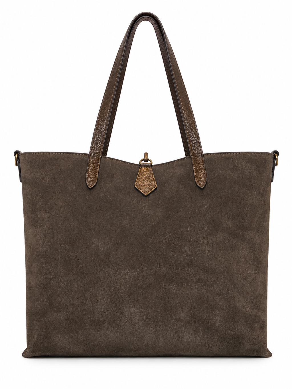 Borsa Donna in Vera Pelle Made in Italy con Pochette Interna e Tracolla a Catena