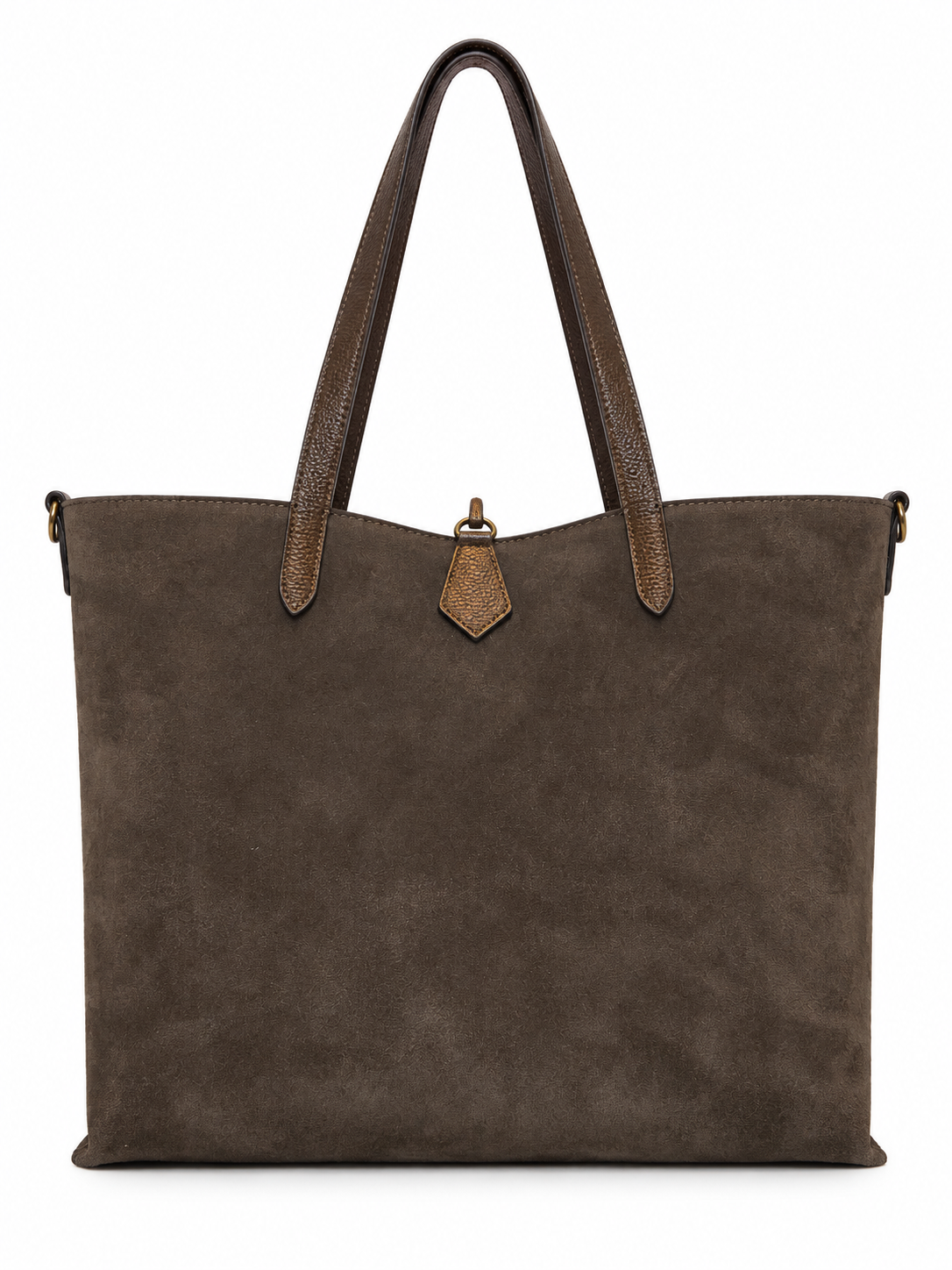 Borsa Donna in Vera Pelle Made in Italy con Pochette Interna e Tracolla a Catena