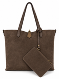 Borsa Donna in Vera Pelle Made in Italy con Pochette Interna e Tracolla a Catena